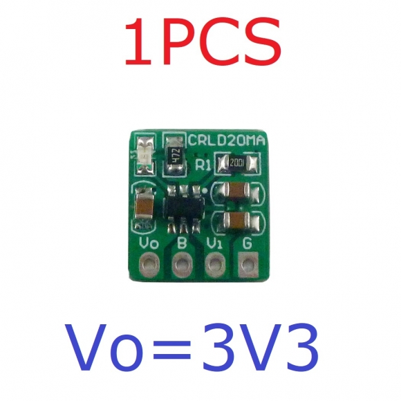 CRLD20MA Automatic Charging Discharging Module DC 5V to 4.2V Battery Charger & DC 3.7V 3.8V to 3.3V LDO Converter 18650 Li-Ion Li-Poly