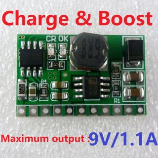 DD04CVSA DC-DC Converter Boost Step-up Module10W 3.7V 4.2V Charger & 9V Discharger Board UPS Diy Li-lon LiPo Lithium Battery