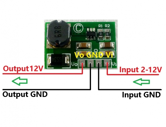 DD2424SA 12V 10-20W DC-DC Boost Step up Converter Regulator Power Module DC board MCU Development boa