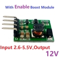 DDEN12MA With Enable Dc-Dc Step-Up Boost Converter 3V 3.3V 3.7V To 12V Voltage Regulate for Arduiuo Breadboard Stm32 Lcd