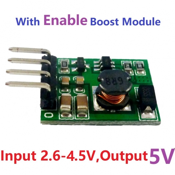 DDEN12MA With Enable Dc-Dc Step-Up Boost Converter 3V 3.3V 3.7V To 5V Voltage Regulate for Arduiuo Breadboard Stm32 Lcd