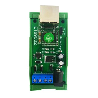 ET69C02 Serial Port Server Module RS485 to Ethernet Network TCP/IP Converter UDP TCP Client Server MQTT PLC