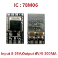 LO7805MA DC 7-25V to 6V 78MXX LDO Voltage Regulator Step-Down Buck Module for Arduiuo MEGA2560 NANO