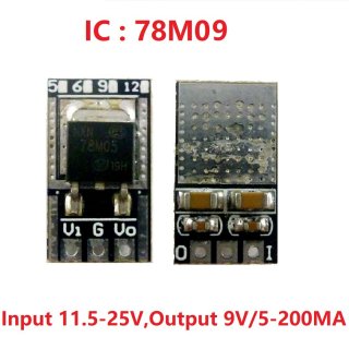 LO7805MA DC 7-25V to 9V 78MXX LDO Voltage Regulator Step-Down Buck Module for Arduiuo MEGA2560 NANO