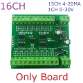 N4AIB16 22CH 4-20MA Current & 2CH 0-30V Voltage Input RS485 AI Module 24CH 12-bit ADC Collector Board MODBUS RTU PLC IO