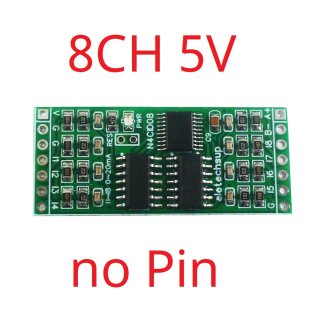 N4CID08 8AI Current Voltage Analog Collector 20MA 30V ADC RS485 Bus Core Board for Arduino Pi PICO ESP32 ESP8266 WIFI Nodemcu