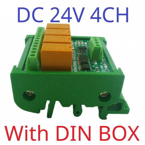 N4ROC04 Mini DC 24V 4CH Multifunction Modbus Rtu RS485 Relay Board 2A 0.2W Low Power Consumption Micro Voice Relay Module N4ROF32