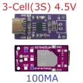 NIMH05UA 3S 0.1A TYPE-C 3 Cell NIMH Battery Charger Module 1.5V 3V 4.5V for 1.2V 2.4V 3.6V Nickel-Metal Hydride Battery 100MA