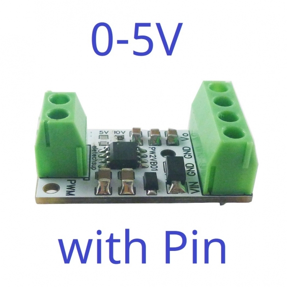 PW2VB01 0-5V Frequency to Voltage Module PWM to DAC Converter PLC MCU FPGA Analog IO Expansion Board Signal Generator